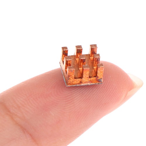5Pcs Pure Copper Heat Sink Memory RAM Adhesive Back Cooling For MOS IC Chipset - Afbeelding 3 van 10