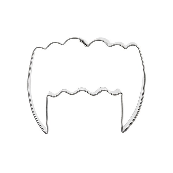 Ausstechform Ausstecher Keksform FüR Kekse Lebkuchen VampirzäHne 5,5 Cm-image