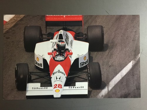 Gerhard Berger Formula 1 photo original signed + A 234092