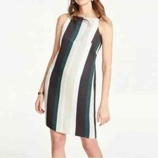 Ann Taylor Stripped Dress Size 8 Brand New 