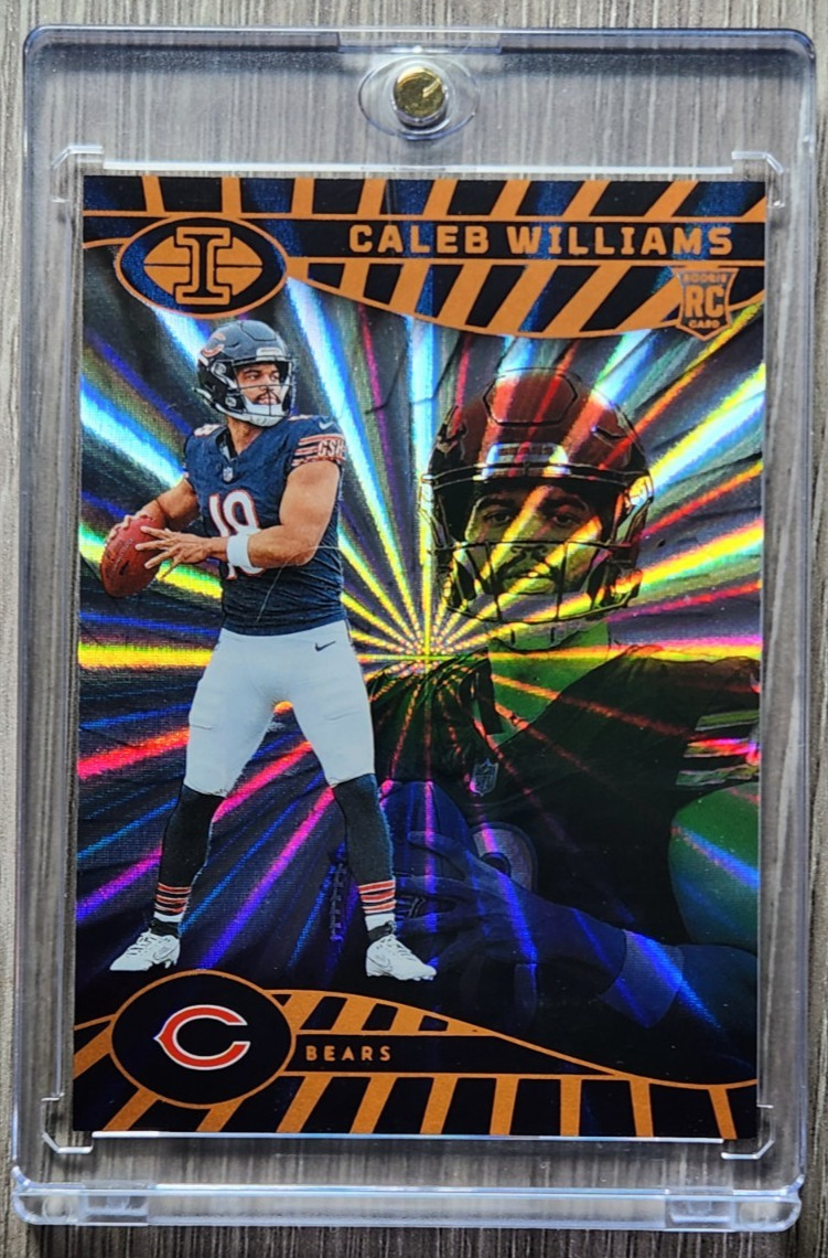2024 Panini Illusions - Caleb Williams #13 (RC) Sunburst Trophy Collection