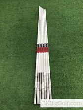 NEW KBS Tour Custom Series White Pearl 120 Stiff Flex 7pc Steel Iron Shafts