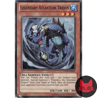 Yugioh Legendärer Atlantischer Tridon LTGY-DE033 Common MP