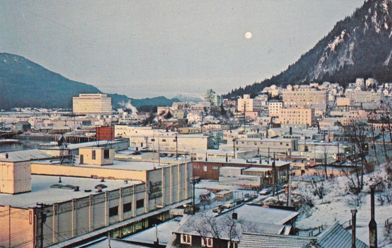 Midnight View of Juneau, Alaska