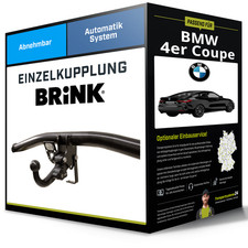 Abnehmbare Anh�ngerkupplung f�r BMW 4er Coupe 03.2014-12.2020 Typ F32 Brink NEU