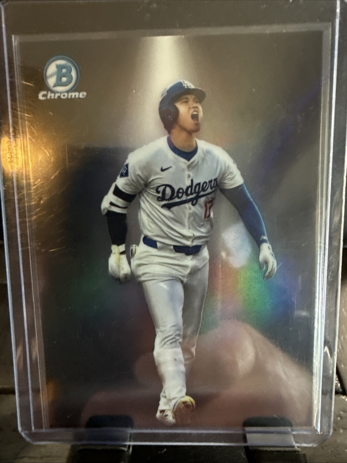 2025 Bowman Chrome Shohei Ohtani BS-9 Spotlight SSP Case Hit Dodgers