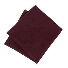 Men's Cotton Pocket Square Handkerchief for Men Merlot