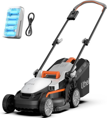 #ad Litheli Cordless Lawn Mower 13 Inch U20 Handy 20V Electric Lawn Mowers $94.47