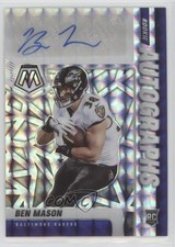 2021 Panini Mosaic Rookie Auto Mosaic Ben Mason #RA-52 Auto 0q60