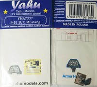 Yahu YMA7337 P-51 B/C Mustang Iii 1/72 Instrument Panel
