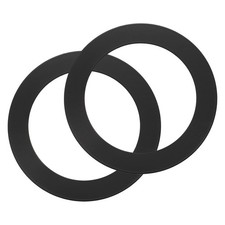 2 Pack Goof Ring for LED Recessed Downlights, 3.6" ID 4.9" OD Trim Ring, Black