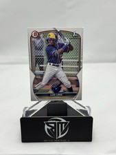 Luis Lara Autograph Signed 2023 1st Bowman #BP-100 Milwaukee Brewers