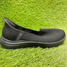 Skechers On-The-GO Flex Camellia Women Size 8 Black Casual Walking Slip On Shoes