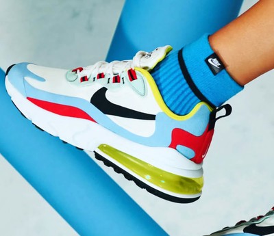 Nike Women s SZ.9 Air Max 270 React '' Bauhaus'' Running Shoes AT6174-002 New