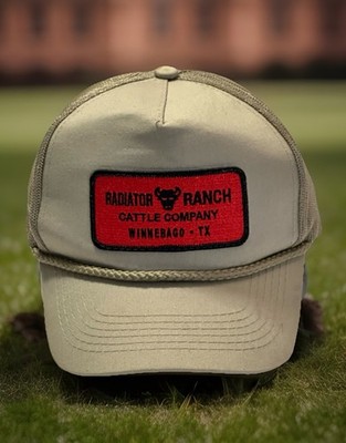 OC Radiator Ranch Winnebago Texas Cattle Company Mesh SnapBack Truckers Hat OSFM