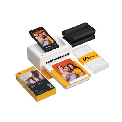 KODAK Dock Plus 4x6'' Photo Printer, 50 Sheets, Docking & Bluetooth Smartphon...