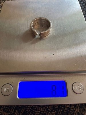 Cartier C2 18K White Gold Ring