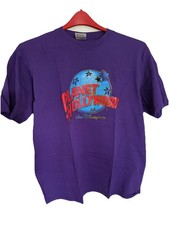 Vgt 1991 Planet Hollywood Walt Disney World T Shirt Mens L Purple Made USA