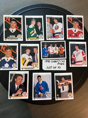 nhl  hockey  cards   1990   lot of 10  draft team plus checklist