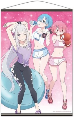 Emilia & Rem & Ram B2 Tapestry ''Re:ZERO -Starting Life in Another World-''