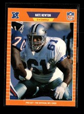 Nate Newton RC: 1989 Pro Set Rookie Card #93. rookie card picture