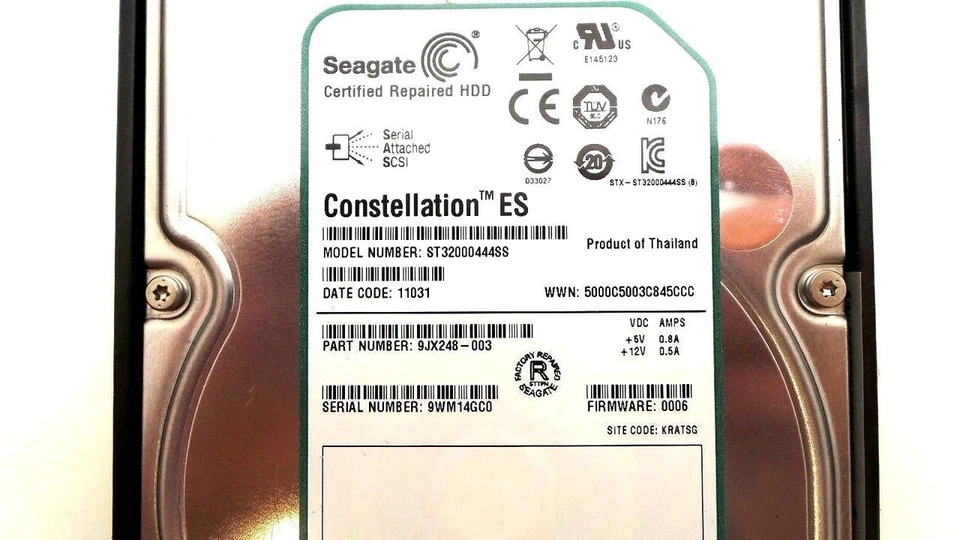 Seagate 2TB SAS Hard Disk Drive 9JX248-003-CML 3.5" 7.2K 6G HDD - Fully Tested - Image 2 of 4
