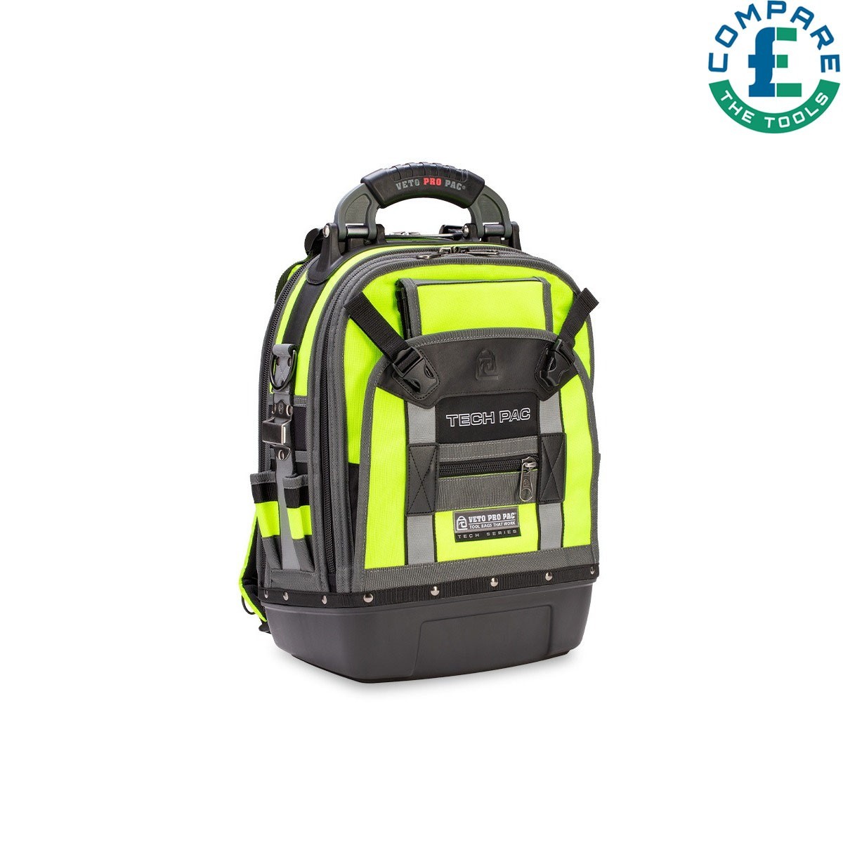 Veto Pro Pac Tech Pac Hi-Viz Yellow Backpack Tool Bag AX3515