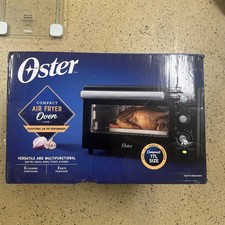 Oster 18QT Compact Air Fryer Oven Turbo Convection Black 18-Quart Toaster Fry
