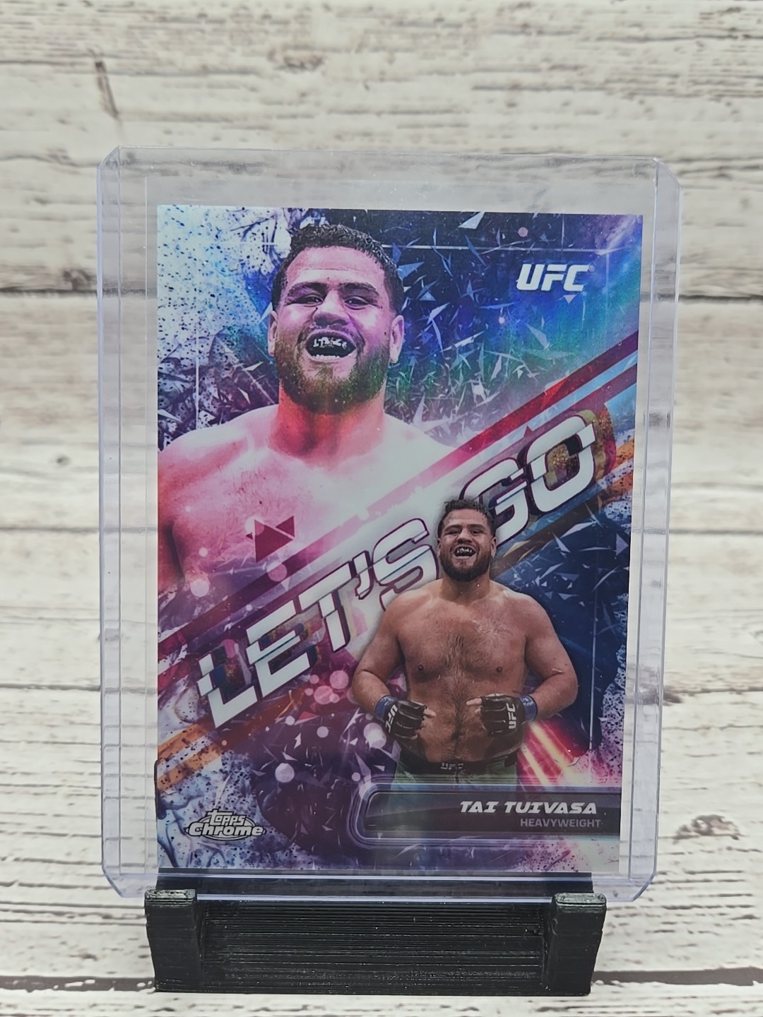 2024 Topps UFC Chrome - Tai Tuivasa Let's Go SSP