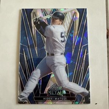 2024 Leaf Metal - Hideki Matsui #30 Silver Crystals /12 Case Hit Rare Sp Bookend