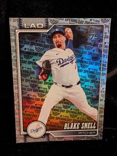 2026 Topps Series 1 Celebration - Blake Snell Opening Day Foil 🔥 34 LA Dodgers 