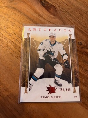 2022-23 Upper Deck Artifacts Ruby Timo Meier 174/499 San Jose Sharks #116