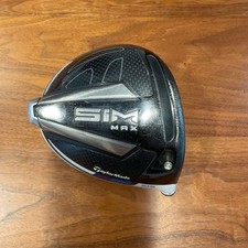 Taylormade driver SIM MAX 10.5 head only right handed very good free shipping