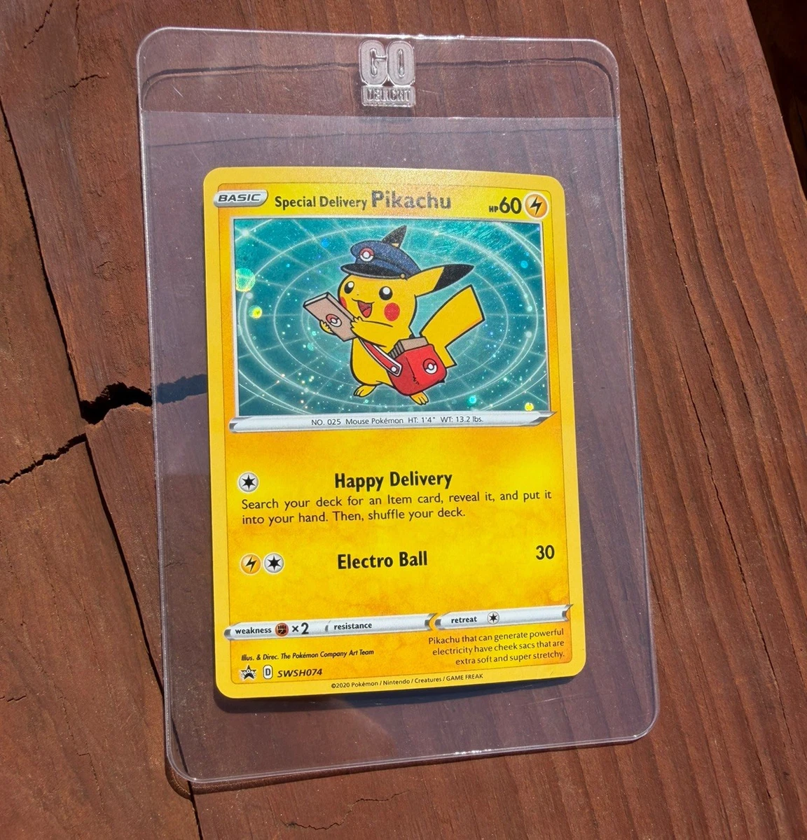 ポケモンカードゲーム Special Delivery Pikachu Special Delivery Pikachu SWSH074 SWSH: Sword & Shield Promo Cards
