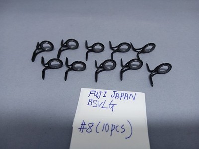 (Discount Close Out) Fuji 10pcs BSVLG #8 Guide Hardloy Grey Ring Fishing Rod