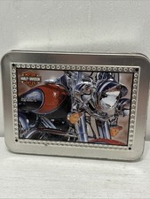 HARLEY DAVIDSON Two Deck Playing Cards in Tin Cards 2003 USA