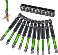 "Litorange 10Er Schraubendreher Bit Set 70Mm Magnetkopf 1/4\" Sechskantschaft"