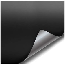 Matte Black Vinyl Wrap 25ft X 5ft - Air Release Decal For Diy Lovers