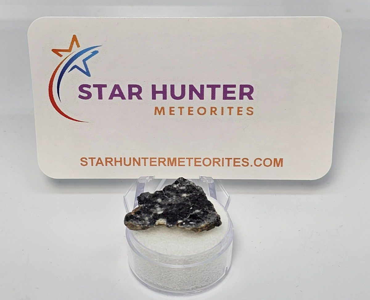 3.2 grams 25mm Bechar 003 Lunar Meteorite Moon Polished End Cut w