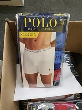 NWT Polo Ralph Lauren Boxer Briefs Size XL 3 Pack