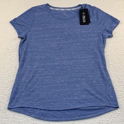 Zelos Women's Blue Activewear Top Size Medium