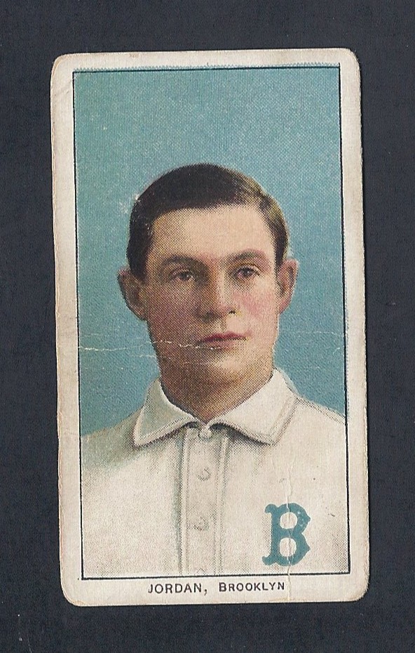 T206 - TIM JORDAN 'PORTRAIT' - BROOKLYN SUPERBAS DODGERS - Piedmont