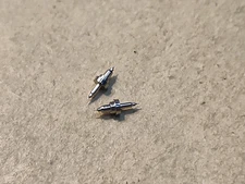 Lot Of 2 New York Standard SR 18s Balance Staffs Parts Repairs Spares