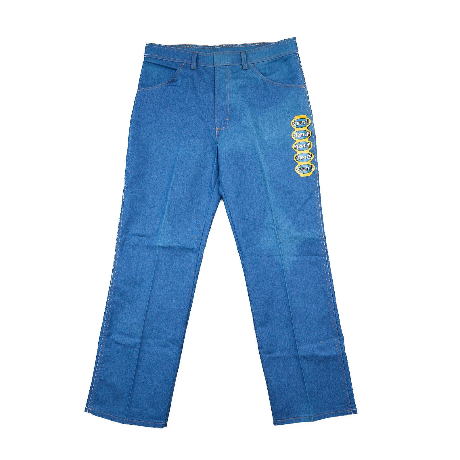 &rsquo;s 36x30 Blue Stretch Flex Fit Straight Vintage Usa Nc