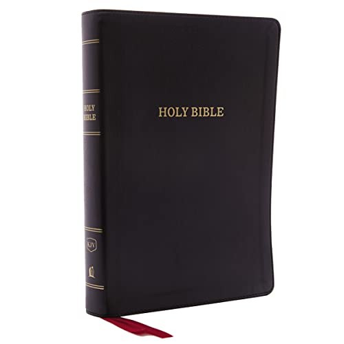 KJV Holy Bible: Giant Print with 53,000 Cross References, Deluxe Black Leathers - Image 3
