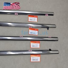 New 4 Pcs Outside Window Molding Weatherstrip Seal For Honda Accord 2013-2018