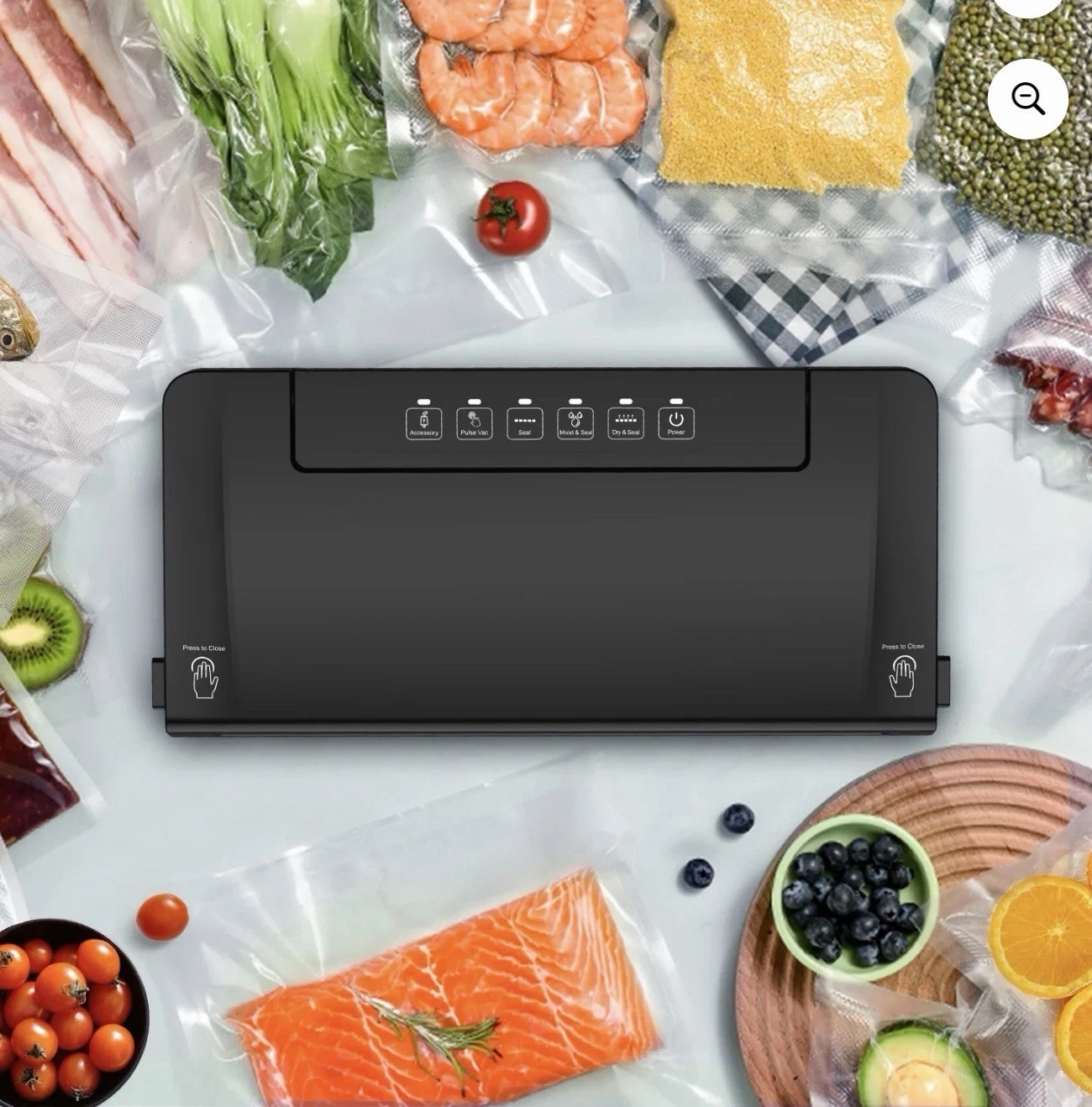 Mainstays Vacuum Heat Sealer Airtight Food Storage NEW + 10’Roll Built In Cutter
Opens in a new wind