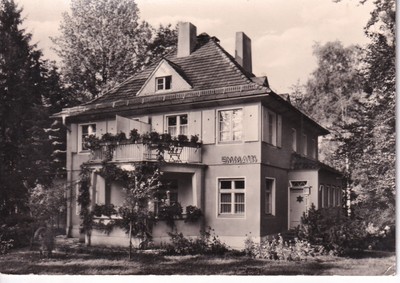 Postcard Fürstenwalde Spree recreation home Emmaus Bad Saarow 1976