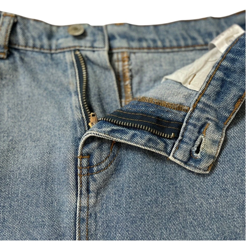 Minifalda vaquera John Galt Brandy Melville pequeña azul Y2K tiro bajo grunge Foto 3 de 4