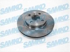 2x SAMKO Bremsscheiben Vorne für TOYOTA COROLLA Liftback (E11) 255mm T2071V